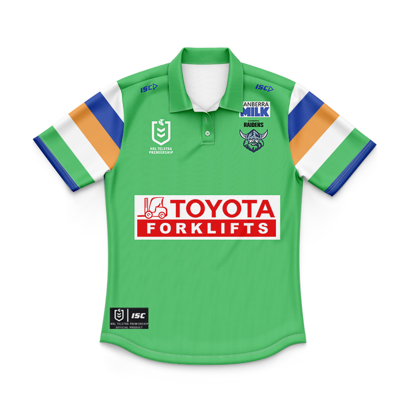 Kid's NRL Canberra Raiders 2024 Home Polo Shirt