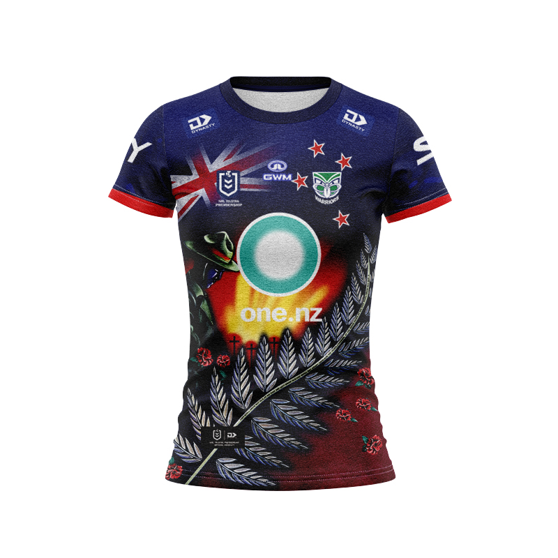 Women's New Zealand Warriors 2024 ANZAC Jersey