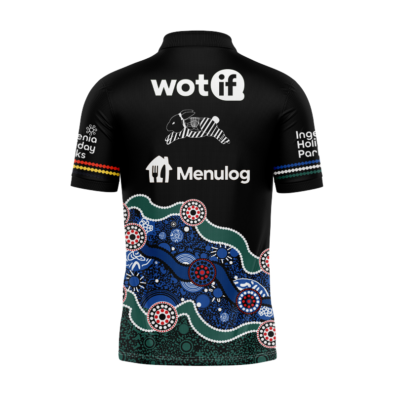 NRL South Sydney Rabbitohs 2024 Indigenous Training Polo Shirt