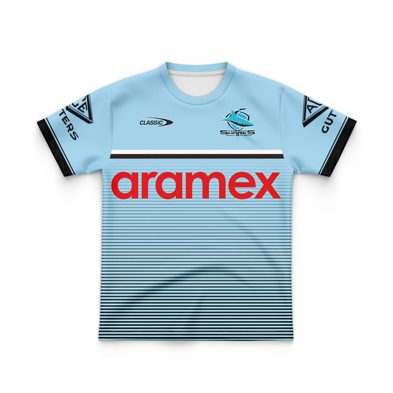 Kid's Cronulla Sutherland Sharks 2023 Training Shirt