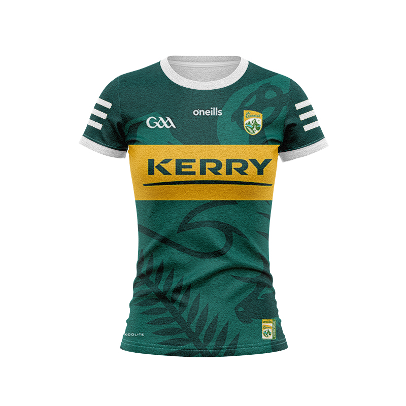 Women's Kerry GAA 2-Stripe 2022 Home Jersey