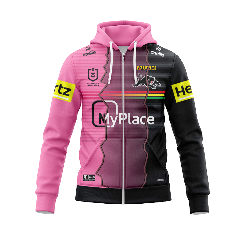 NRL Penrith Panthers 2024 Mix Zipper Hoodie