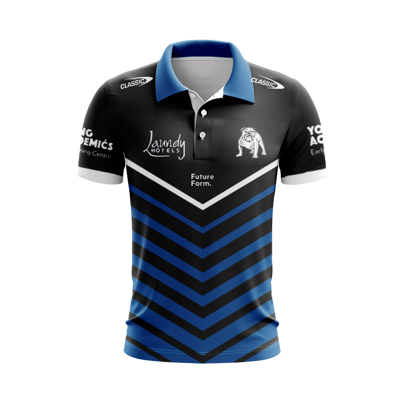 NRL Canterbury-Bankstown Bulldogs 2024 Warm Up Polo Shirt