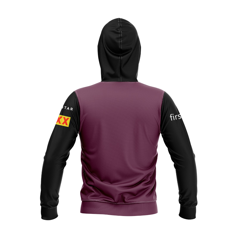 Kid's NRL Brisbane Broncos 2024 Maroon Training Hoodie
