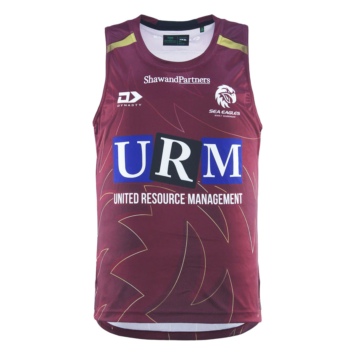 NRL Manly Warringah Sea Eagles 2025 Maroon Training Singlet