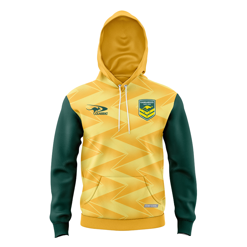 Kid's Australia Kangaroos 2024 Pro Training Hoodie