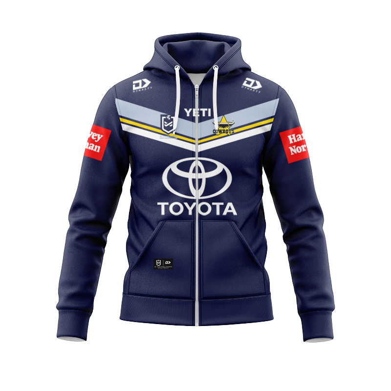 NRLW North Queensland Cowboys 2024 Home Zipper Hoodie