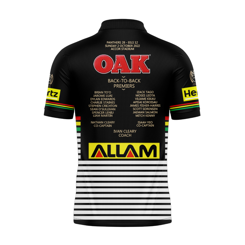 NRL Penrith Panthers 2022 Premiers Polo Shirt