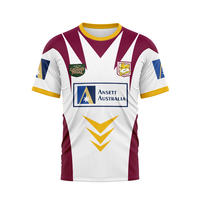 NRL Brisbane Broncos 1998 Round Retro Jersey