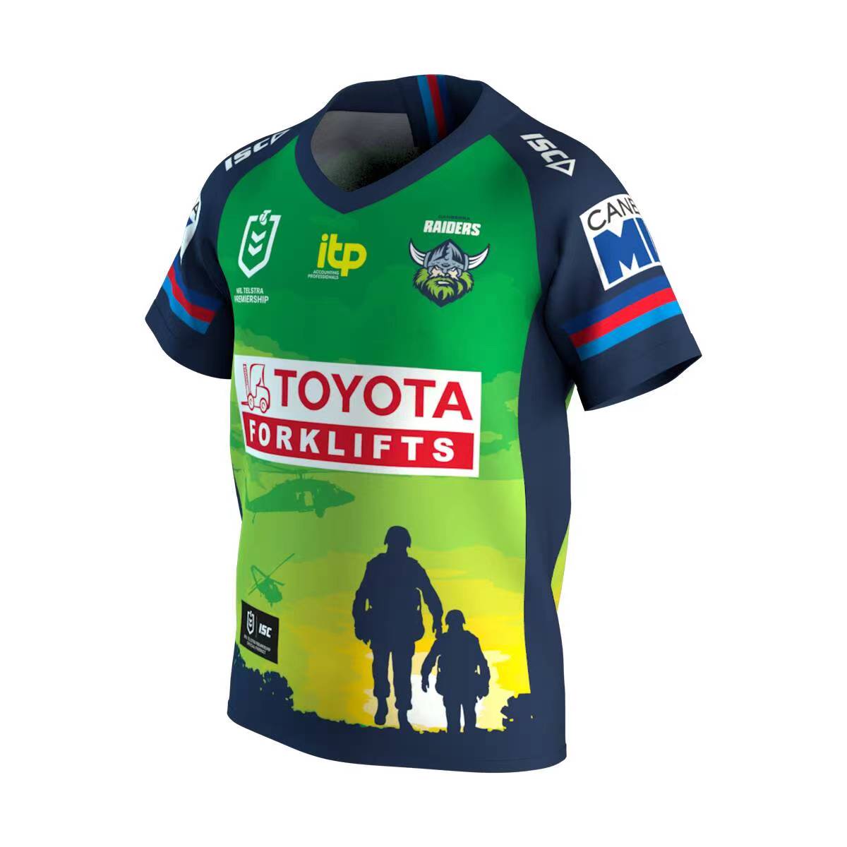 NRL Canberra Raiders 2022 ANZAC Jersey
