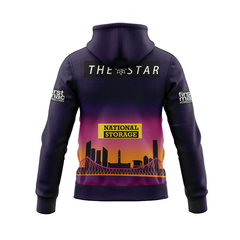 NRL Brisbane Broncos 2023 Alternate Zipper Hoodie