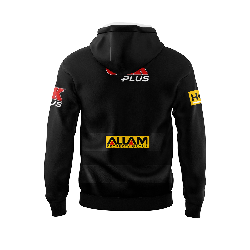 NRL Penrith Panthers 2025 Black Training Hoodie