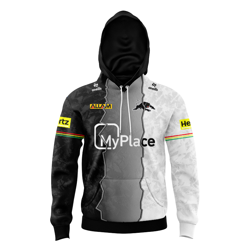 Kid's NRL Penrith Panthers 2024 Training Mix Hoodie