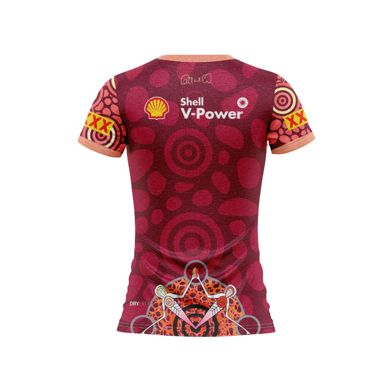Women's NRL QLD Maroons 2024 Indigenous Jersey