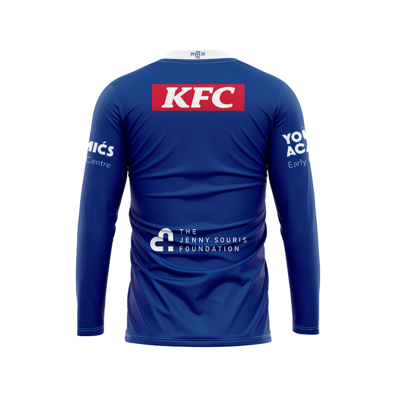 NRL Canterbury-Bankstown Bulldogs 2024 Long Sleeve Away Jersey
