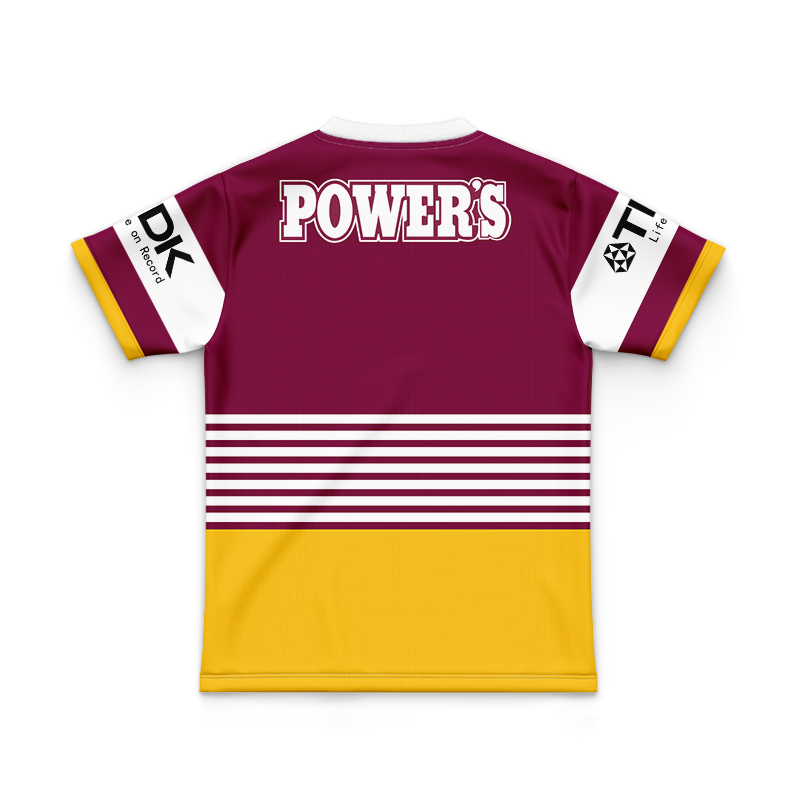 Kid's NRL Brisbane Broncos 1992 Retro Jersey