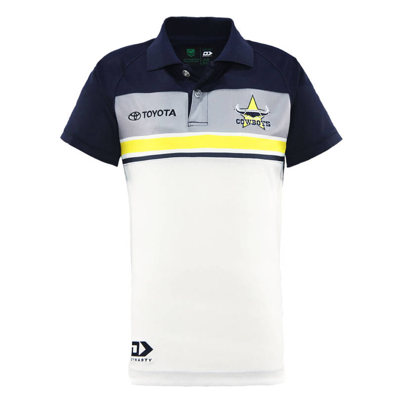 Kid's NRL North Queensland Cowboys 2025 Throwback Polo Shirt