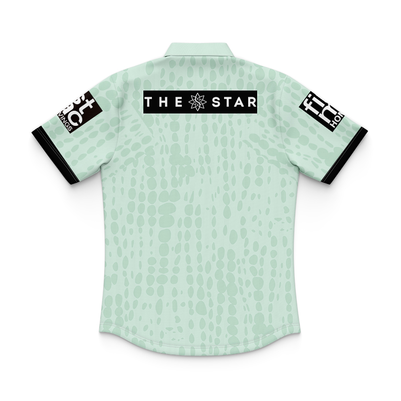 Kid's NRL Brisbane Broncos 2025 Mint Training Polo Shirt