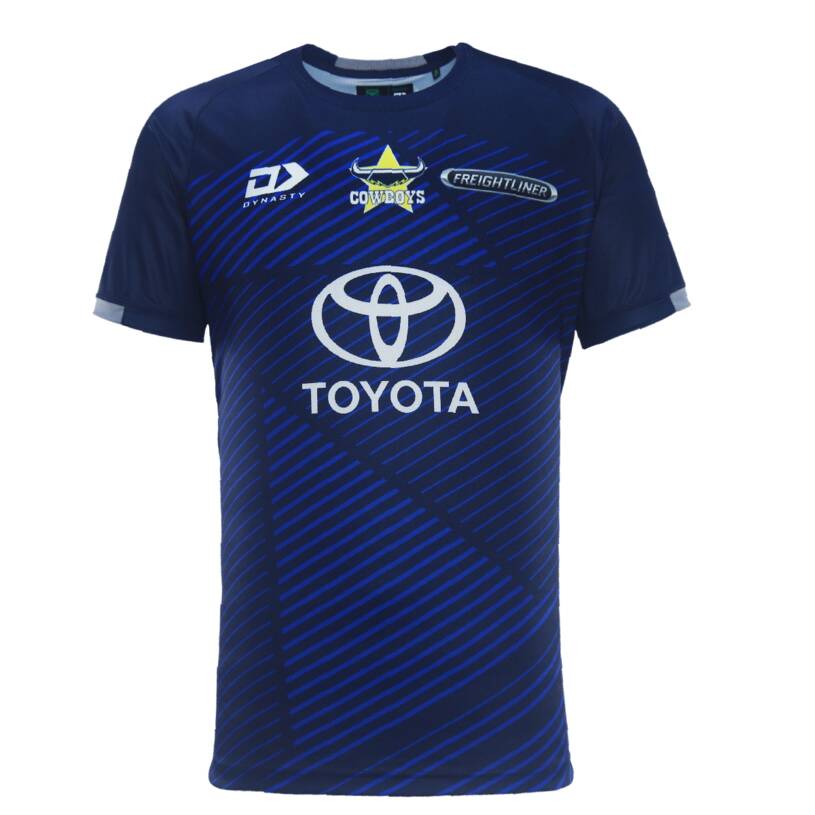 NRL North Queensland Cowboys 2024 Blue Training Jersey