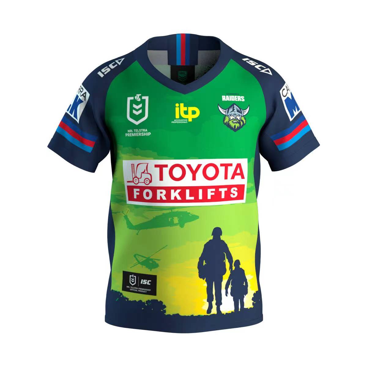 NRL Canberra Raiders 2022 ANZAC Jersey