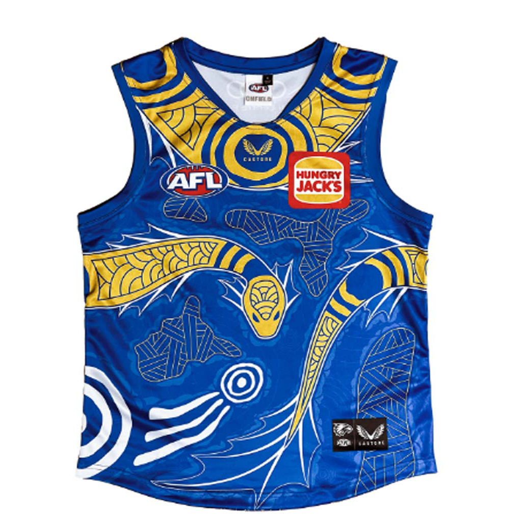 AFL West Coast Eagles 2022 Indigenous Guernsey