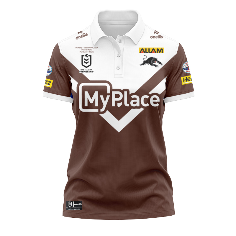 Women's NRL Penrith Panthers 2024 Heritage Polo Shirt