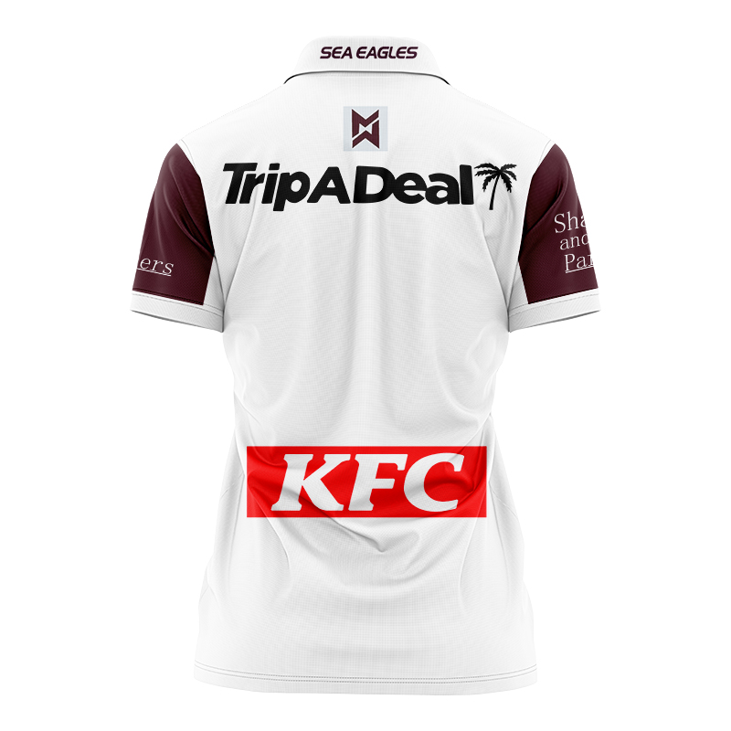 Women's NRL Manly Warringah Sea Eagles 2024 Away Polo Shirt