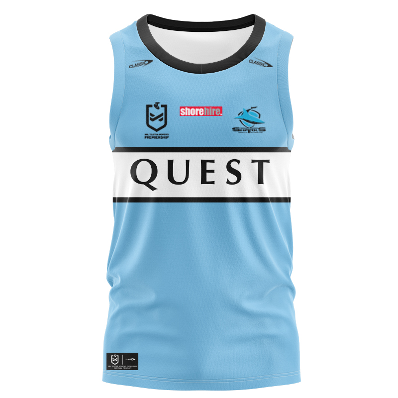 NRLW Cronulla-Sutherland Sharks 2024 Home Singlet