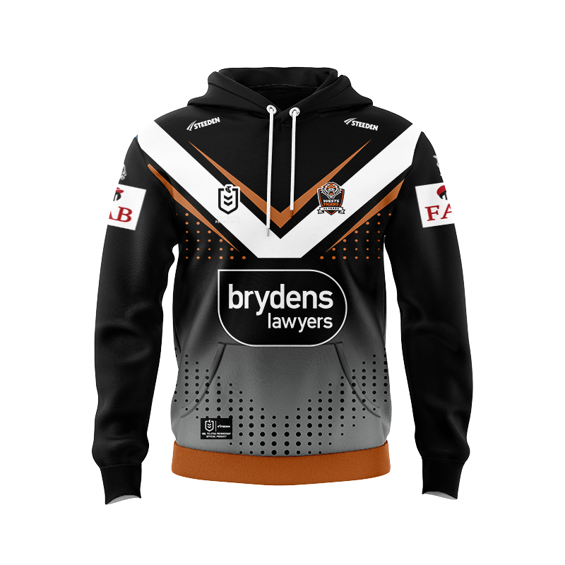 NRL Wests Tigers 2024 Home Hoodie
