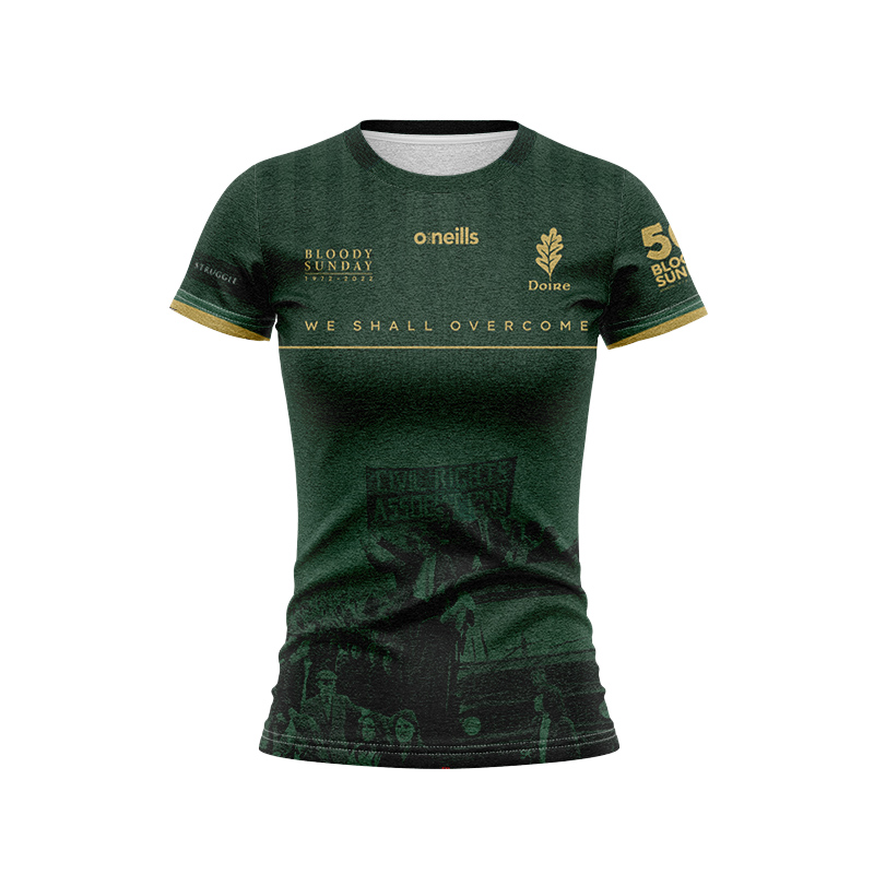 Women's Derry Bloody Sunday GAA 2022-23 Commemoration Jersey