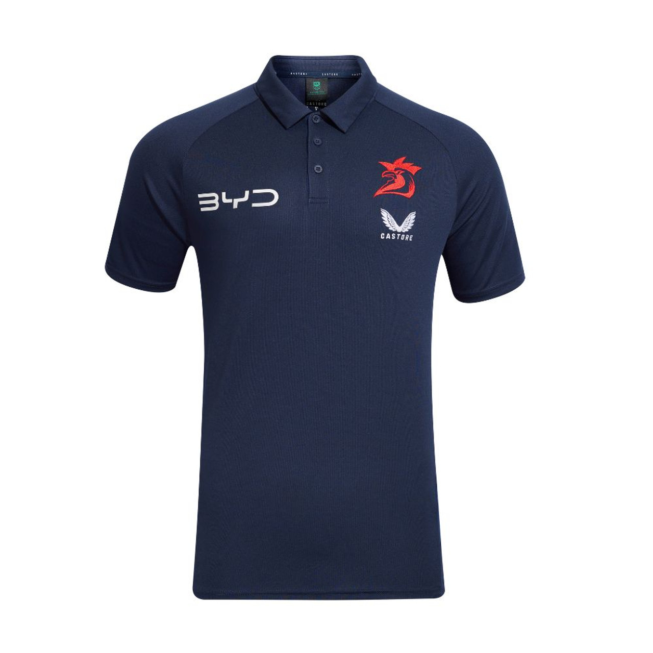 NRL Sydney Roosters 2025 Castore Players Polo Shirt