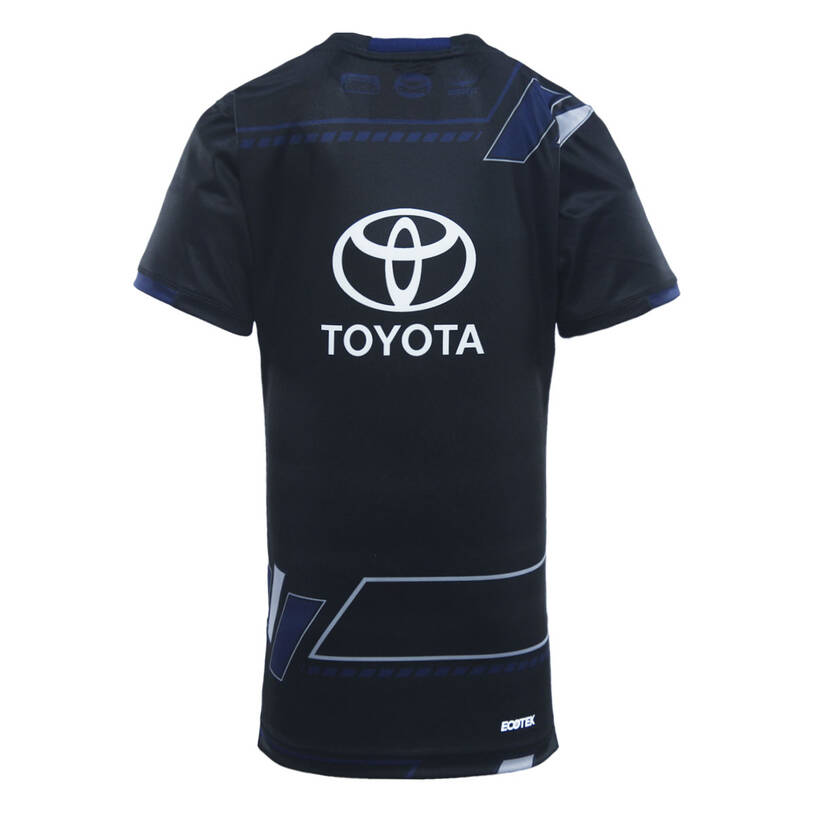 Kid's NRL North Queensland Cowboys 2025 Black Training Jersey