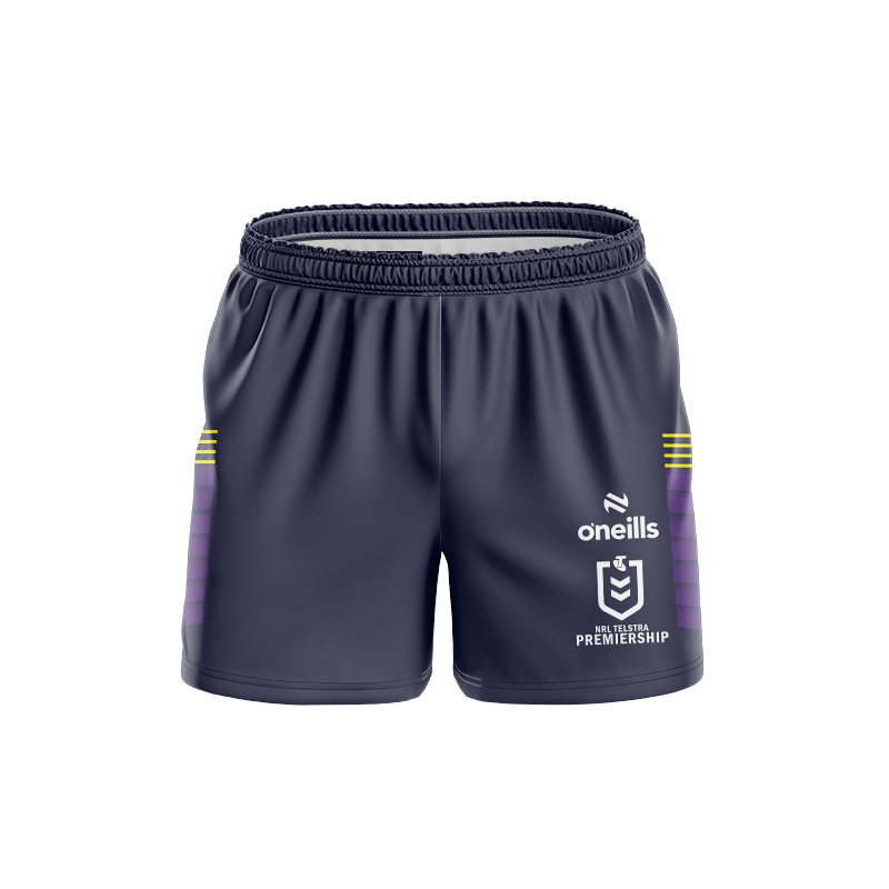 NRL Melbourne Storm 2024 Home Shorts