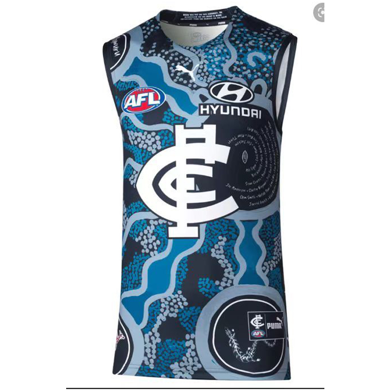 AFL Carlton Blues 2022 Indigenous Guernsey