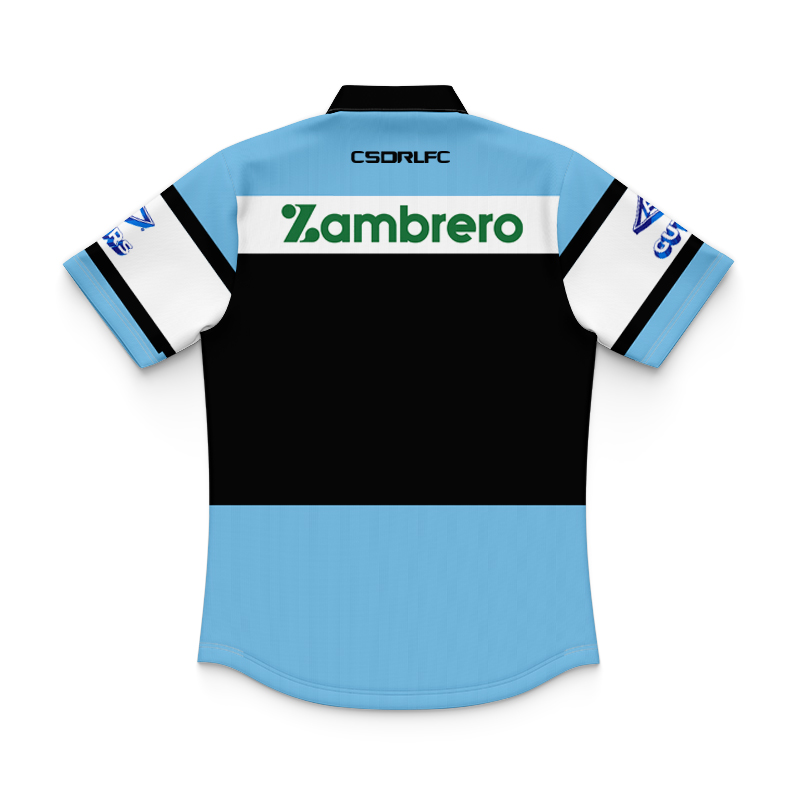 Kid's NRL Cronulla-Sutherland Sharks 2025 Home Polo Shirt