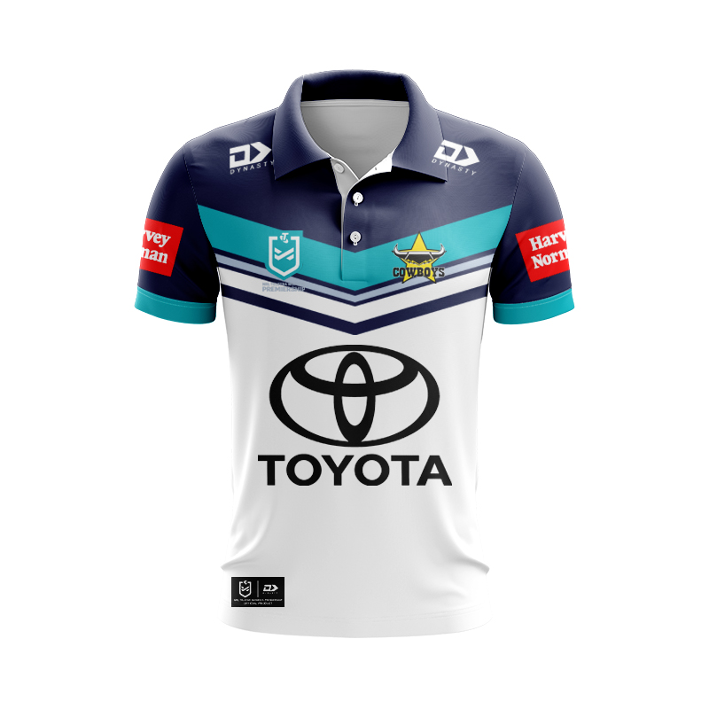 NRLW North Queensland Cowboys 2024 Away Polo Shirt