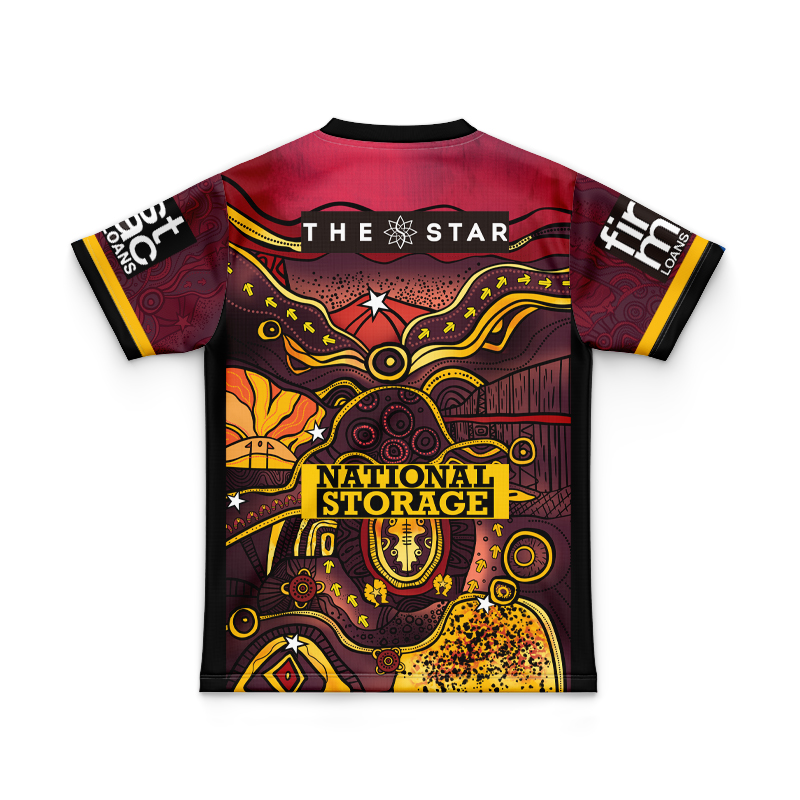 Kid's NRL Brisbane Broncos 2021 Indigenous Jersey