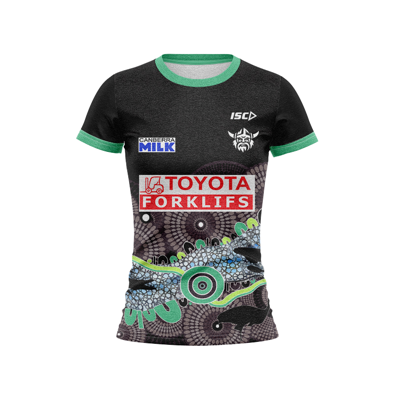 Women's NRL Canberra Raiders 2024 Indigenous Run Out Jersey