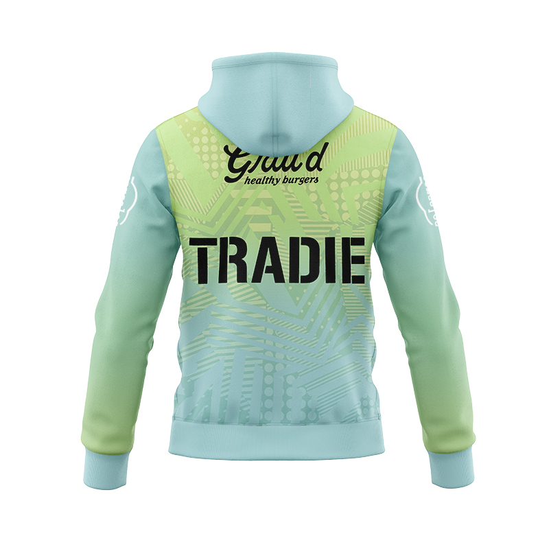 NRL Melbourne Storm 2024 Green Training Zipper Hoodie