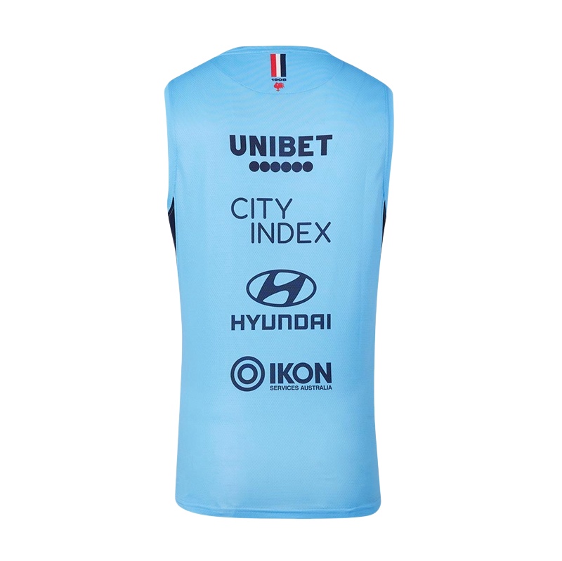 NRL Sydney Roosters 2024 Sky Blue Training Singlet