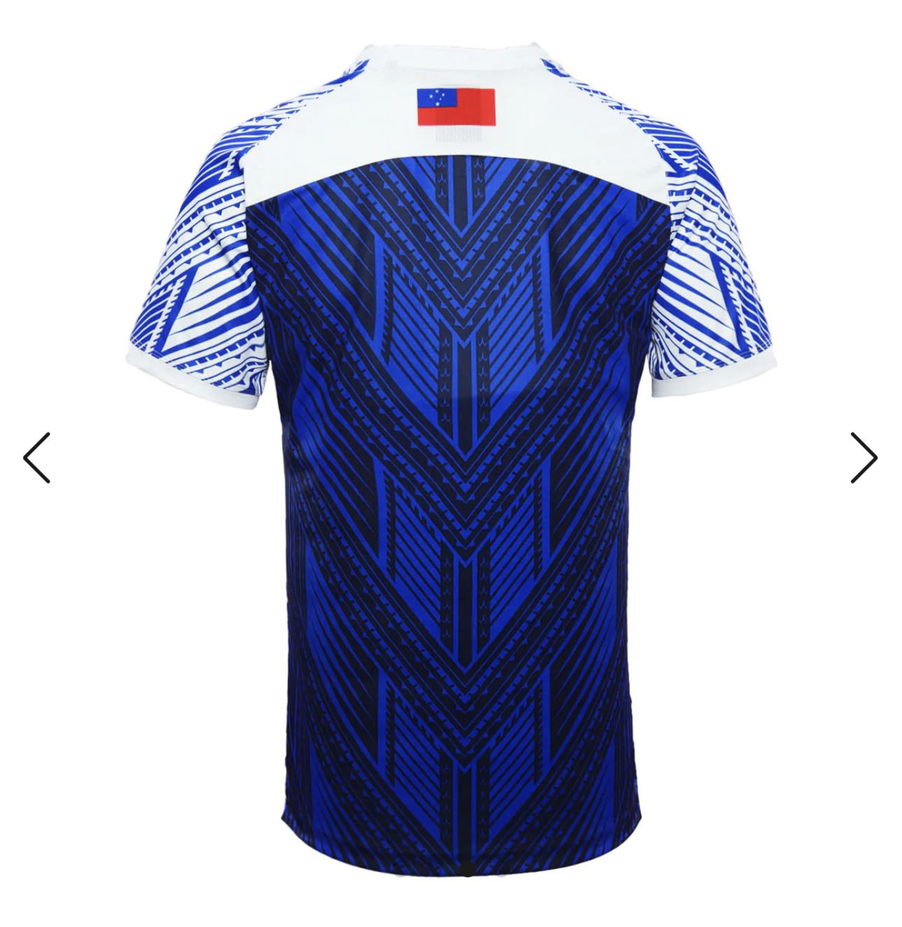 Toa Samoa 2024 White Training Jersey