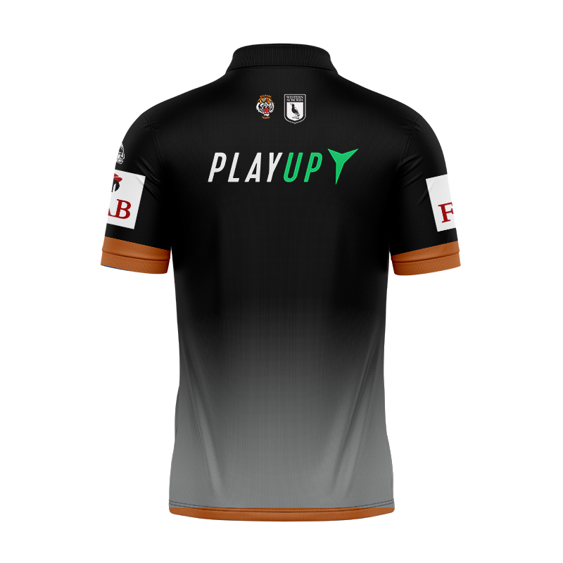 NRL Wests Tigers 2024 Home Polo Shirt
