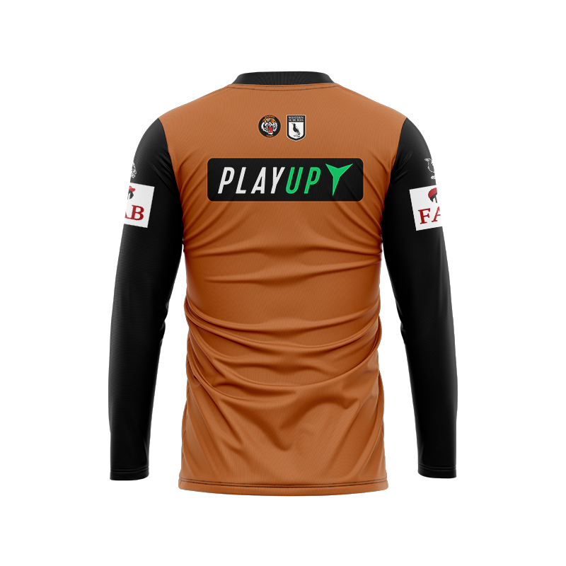 NRL Wests Tigers 2024 Long Sleeve Away Jersey