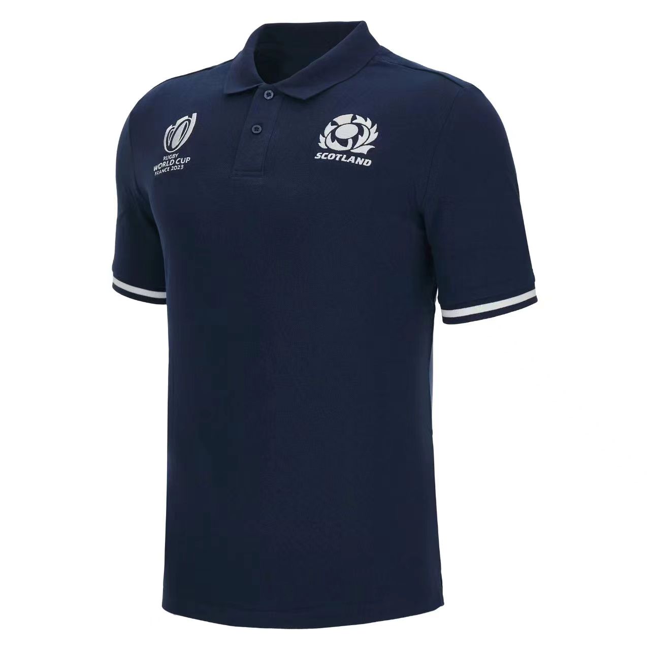 Scotland Rugby 2023 Home Blue Polo Shirt
