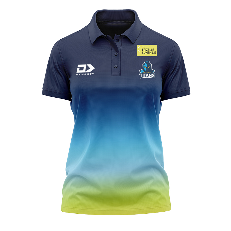 Women's NRL Gold Coast Titans 2024 Coaches Polo Shirt