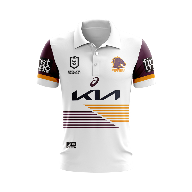 NRL Brisbane Broncos 2024 Away Polo Shirt