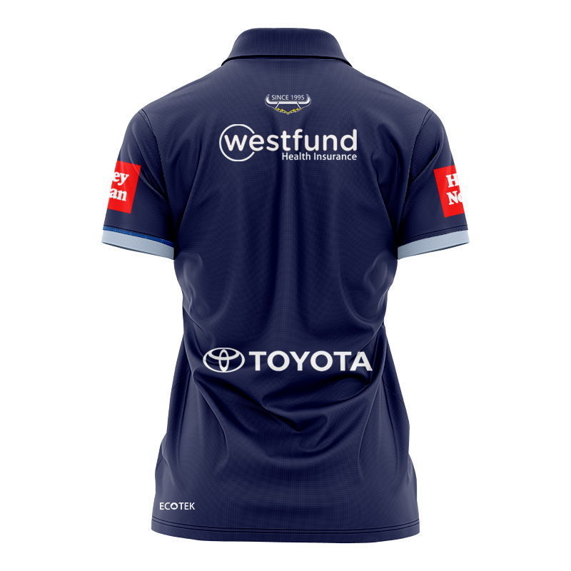 Women's NRLW North Queensland Cowboys 2024 Home Polo Shirt