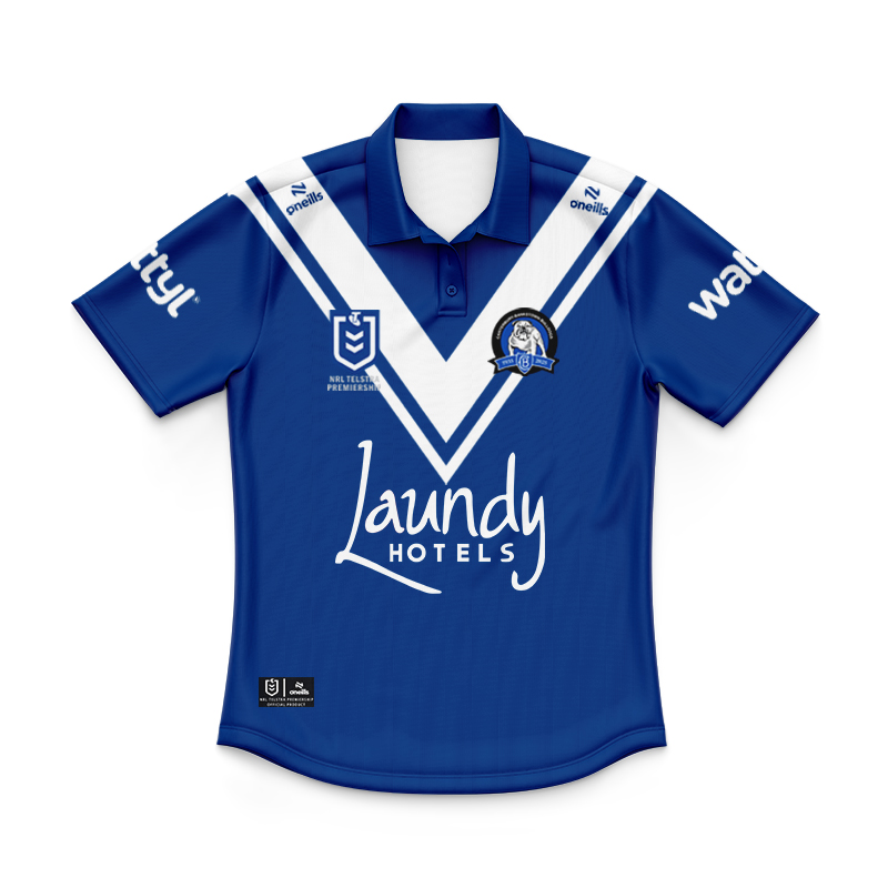 Kid's NRL Canterbury-Bankstown Bulldogs 2025 Away Polo Shirt
