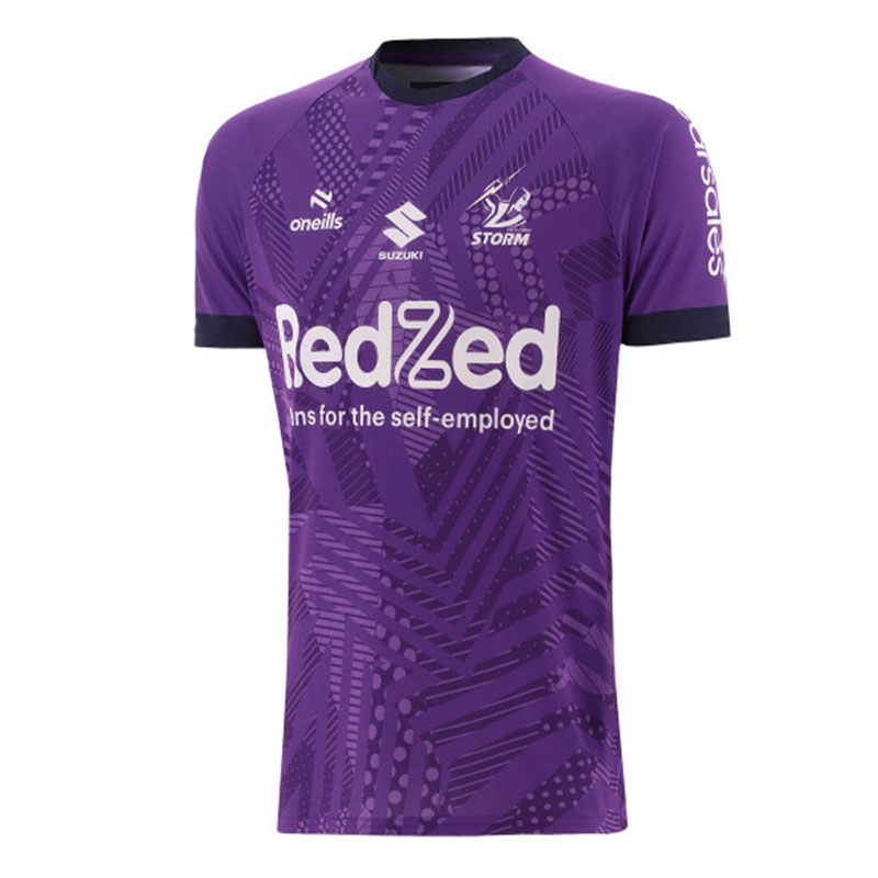 NRL Melbourne Storm 2024 Purple Training Jersey