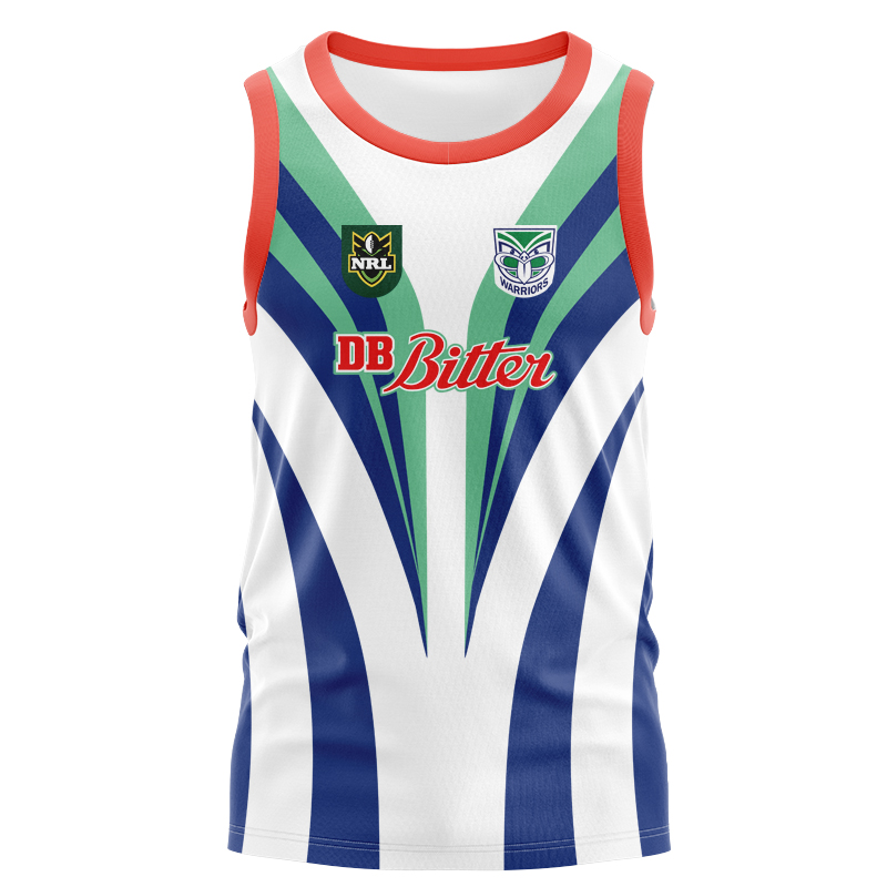 NRL New Zealand Warriors 1998 Retro Singlet